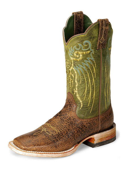 Ariat 10006841 Mens Mesteno 12" Western Boots Brown front and side view. If you need any assistance with this item or the purchase of this item please call us at five six one seven four eight eight eight zero one Monday through Saturday 10:00a.m EST to 8:00 p.m EST