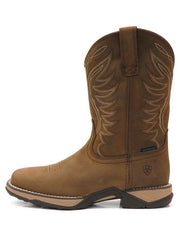 Ariat 10029528 Womens Anthem H2O Waterproof Square Toe Boot Distressed Brown side view. If you need any assistance with this item or the purchase of this item please call us at five six one seven four eight eight eight zero one Monday through Saturday 10:00a.m EST to 8:00 p.m EST