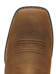 Ariat 10029528 Womens Anthem H2O Waterproof Square Toe Boot Distressed Brown toe view from above. If you need any assistance with this item or the purchase of this item please call us at five six one seven four eight eight eight zero one Monday through Saturday 10:00a.m EST to 8:00 p.m EST