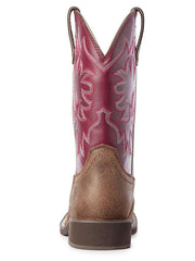 Ariat 10031593 Womens Delilah Western Boots Java back view. If you need any assistance with this item or the purchase of this item please call us at five six one seven four eight eight eight zero one Monday through Saturday 10:00a.m EST to 8:00 p.m EST