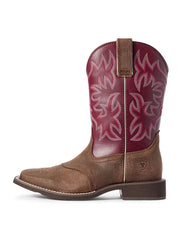 Ariat 10031593 Womens Delilah Western Boots Java side view. If you need any assistance with this item or the purchase of this item please call us at five six one seven four eight eight eight zero one Monday through Saturday 10:00a.m EST to 8:00 p.m EST
