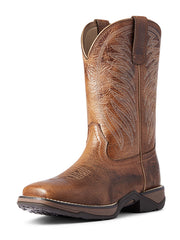 Ariat 10038379 Womens Anthem II Square Toe Western Boot Crackled Cottage side front view. If you need any assistance with this item or the purchase of this item please call us at five six one seven four eight eight eight zero one Monday through Saturday 10:00a.m EST to 8:00 p.m EST