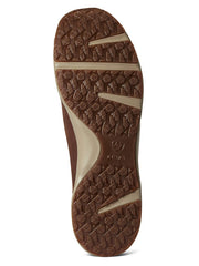 Ariat 10038479 Mens Spitfire H2O Waterproof Leather Boot Brown sole view. If you need any assistance with this item or the purchase of this item please call us at five six one seven four eight eight eight zero one Monday through Saturday 10:00a.m EST to 8:00 p.m EST