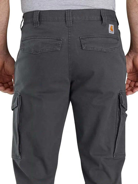 Carhartt 103574-029 Mens Rugged Flex Rigby Cargo Pant Shadow Back. If you need any assistance with this item or the purchase of this item please call us at five six one seven four eight eight eight zero one Monday through Saturday 10:00a.m EST to 8:00 p.m EST