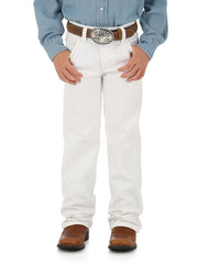 Boy's Wrangler ProRodeo Cowboy Cut Original Fit Jean 13MWBWI White at JC Western Wear