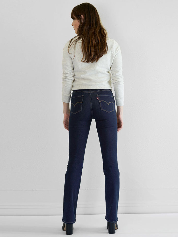 Levis 187590050 Womens 725 High Rise Bootcut Jeans Cast Shadows Front View. If you need any assistance with this item or the purchase of this item please call us at five six one seven four eight eight eight zero one Monday through Saturday 10:00a.m EST to 8:00 p.m EST