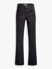 Levis 187590063 Womens High Rise Bootcut Jeans Soft Black front view. If you need any assistance with this item or the purchase of this item please call us at five six one seven four eight eight eight zero one Monday through Saturday 10:00a.m EST to 8:00 p.m EST