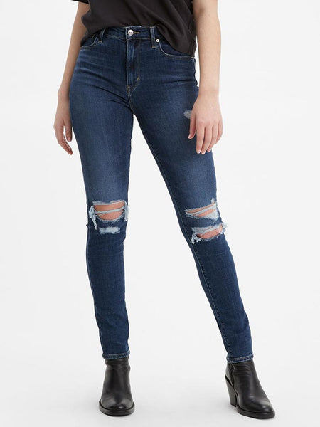 Levi's 188820166 Womens 721 High Rise Skinny Jeans Chelsea Manic Monda Front view. If you need any assistance with this item or the purchase of this item please call us at five six one seven four eight eight eight zero one Monday through Saturday 10:00a.m EST to 8:00 p.m EST