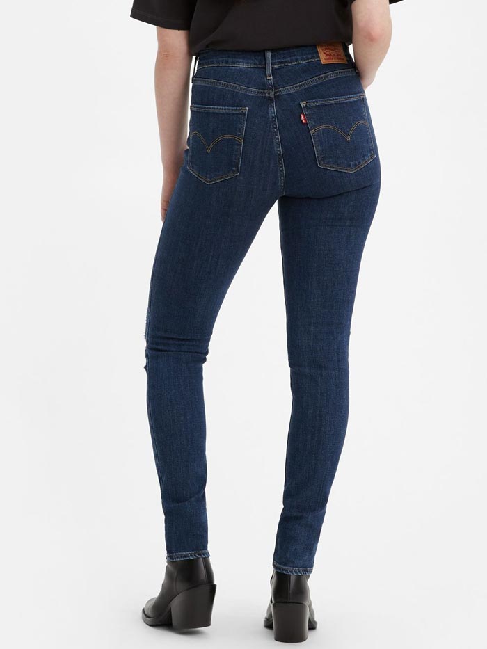 Levi's 188820166 Womens 721 High Rise Skinny Jeans Chelsea Manic Monda Front