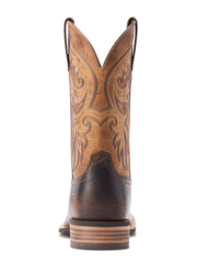Ariat 10044567 Mens Slingshot Western Boot Bartop Brown back view. If you need any assistance with this item or the purchase of this item please call us at five six one seven four eight eight eight zero one Monday through Saturday 10:00a.m EST to 8:00 p.m EST