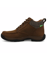 Twisted X MAXW001 Mens All Around Lace Up Work Boot Brown inmer side view. If you need any assistance with this item or the purchase of this item please call us at five six one seven four eight eight eight zero one Monday through Saturday 10:00a.m EST to 8:00 p.m EST