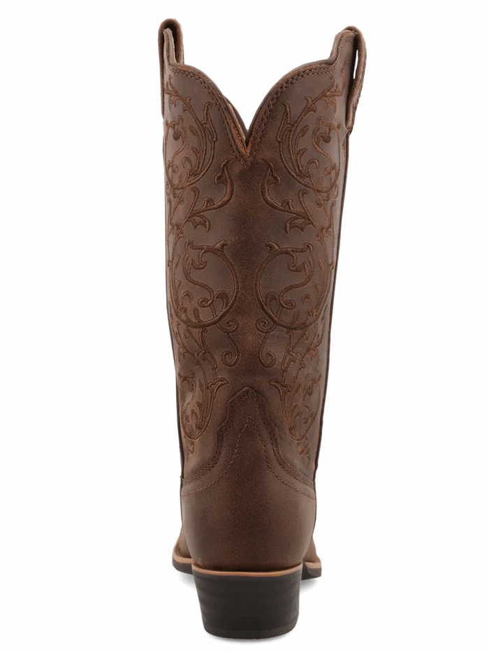 Twisted X WWT0037 Womens R Toe Western Boot Brown side and front view. If you need any assistance with this item or the purchase of this item please call us at five six one seven four eight eight eight zero one Monday through Saturday 10:00a.m EST to 8:00 p.m EST