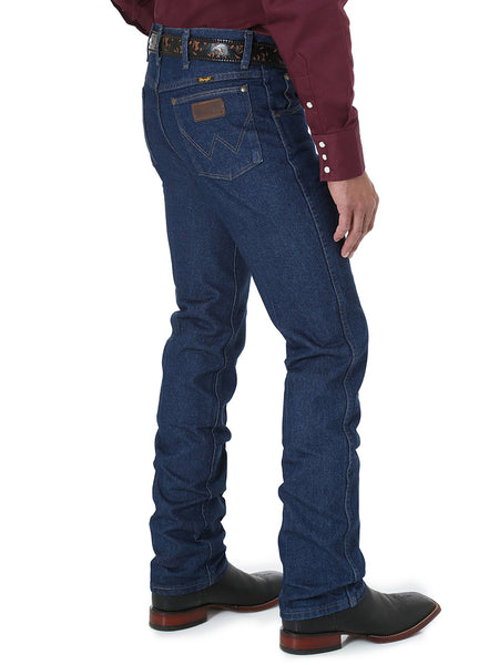 Wrangler 36MWZPD Premium Performance Cowboy Cut Slim Fit Jean Prewash side view. If you need any assistance with this item or the purchase of this item please call us at five six one seven four eight eight eight zero one Monday through Saturday 10:00a.m EST to 8:00 p.m EST