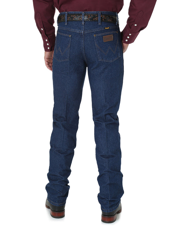 Wrangler 36MWZPD Premium Performance Cowboy Cut Slim Fit Jean Prewash back view. If you need any assistance with this item or the purchase of this item please call us at five six one seven four eight eight eight zero one Monday through Saturday 10:00a.m EST to 8:00 p.m EST