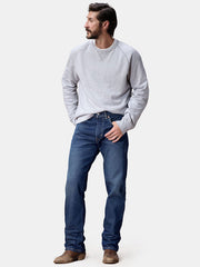 Levi’s 376810006 Mens So Lonesome Western Fit Stretch Straight Leg Jeans with a man. If you need any assistance with this item or the purchase of this item please call us at five six one seven four eight eight eight zero one Monday through Saturday 10:00a.m EST to 8:00 p.m EST