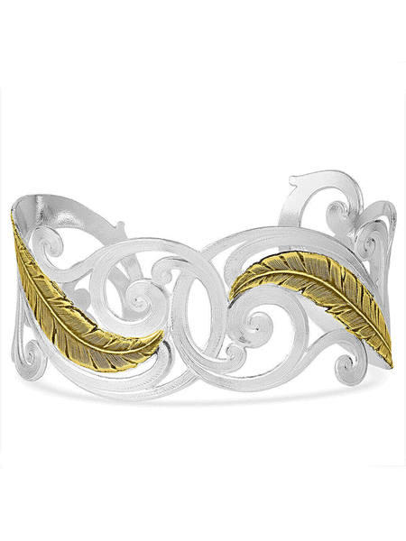 Montana Silversmiths BC4815 Womens Sunfire Filigree Cuff Bracelet front view. If you need any assistance with this item or the purchase of this item please call us at five six one seven four eight eight eight zero one Monday through Saturday 10:00a.m EST to 8:00 p.m EST