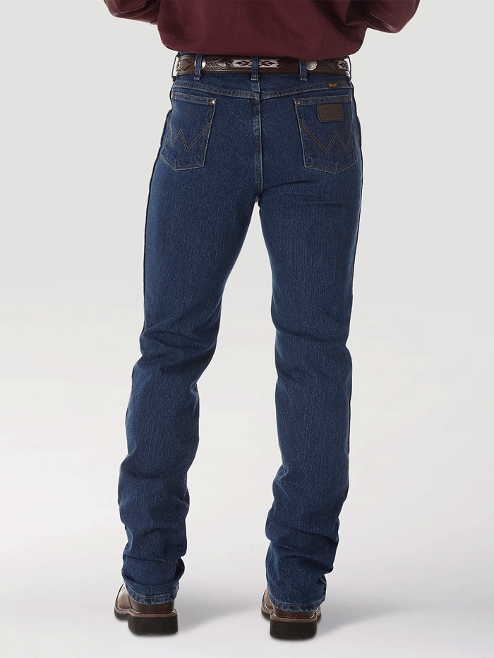 Wrangler 36MACMS Premium Performance Cowboy Cut Slim Fit Jean MS Wash front view. If you need any assistance with this item or the purchase of this item please call us at five six one seven four eight eight eight zero one Monday through Saturday 10:00a.m EST to 8:00 p.m EST