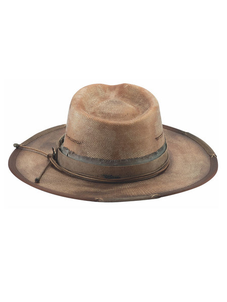 Bullhide LIVING ON THE ROAD 5073CO Bangora Hat Distressed Copper back view. If you need any assistance with this item or the purchase of this item please call us at five six one seven four eight eight eight zero one Monday through Saturday 10:00a.m EST to 8:00 p.m EST