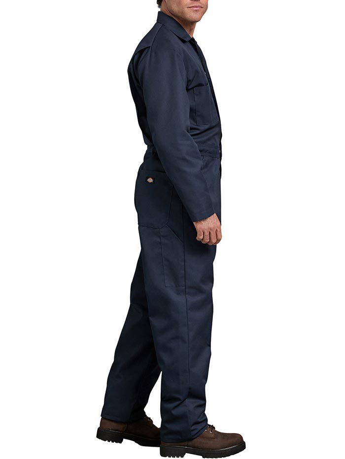 Dickies 48611DN Mens Blended Long Sleeve Coveralls Dark Navy Front If you need any assistance with this item or the purchase of this item please call us at five six one seven four eight eight eight zero one Monday through Saturday 10:00a.m EST to 8:00 p.m EST