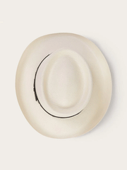 Stetson SSRYFLK-8130-81 ROYAL FLUSH 10X Straw Hat Natural view from above. If you need any assistance with this item or the purchase of this item please call us at five six one seven four eight eight eight zero one Monday through Saturday 10:00a.m EST to 8:00 p.m EST
