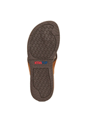 Xtratuf AUNW-900 Womens Auna Sandal Brown sole view. If you need any assistance with this item or the purchase of this item please call us at five six one seven four eight eight eight zero one Monday through Saturday 10:00a.m EST to 8:00 p.m EST