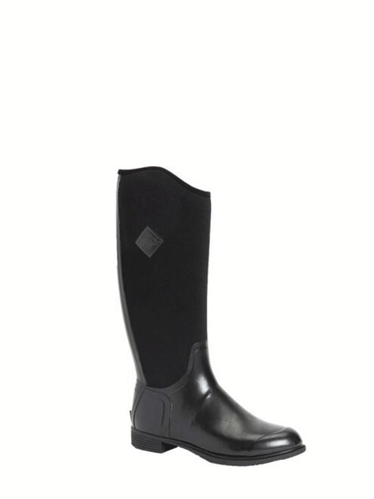 Muck DBYT-000 Womens Derby Tall Boot Black side view