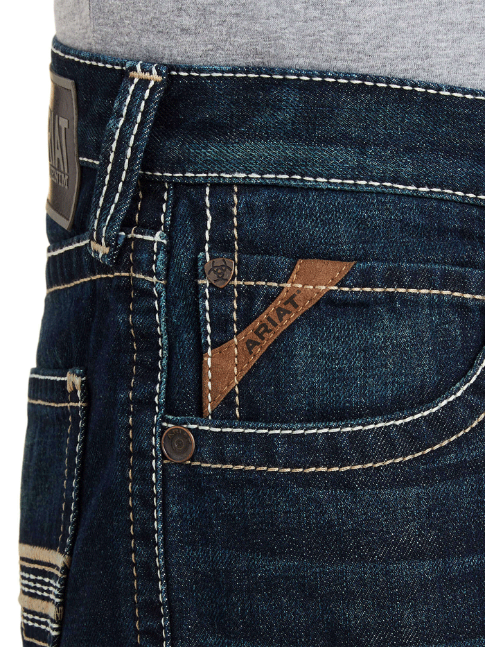 Ariat 10043189 Mens M5 Straight Winfield Straight Jean Roadhouse front view. If you need any assistance with this item or the purchase of this item please call us at five six one seven four eight eight eight zero one Monday through Saturday 10:00a.m EST to 8:00 p.m EST