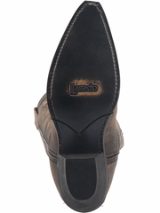 Laredo 51079 Ladies Access Wide Calf Leather Boot Black Tan sole view
