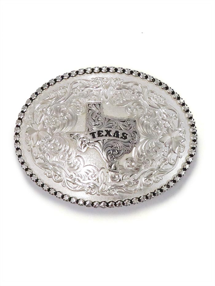 Montana Silversmiths Belt Buckle Adult Texas State Silver 6189SV-610TX
