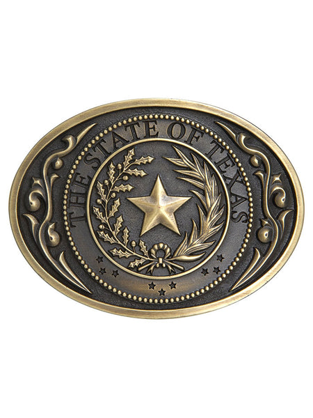 Mens 648-06 The State of Texas Seal Buckle Antique brass. If you need any assistance with this item or the purchase of this item please call us at five six one seven four eight eight eight zero one Monday through Saturday 10:00a.m EST to 8:00 p.m EST