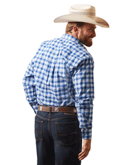 Ariat 10043800 Mens Pro Series Lex Fitted Shirt White back view. If you need any assistance with this item or the purchase of this item please call us at five six one seven four eight eight eight zero one Monday through Saturday 10:00a.m EST to 8:00 p.m EST