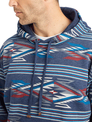 Ariat 10042192 Mens All Over Print Chimayo Hoodie Chimayo Multi Print front close up. If you need any assistance with this item or the purchase of this item please call us at five six one seven four eight eight eight zero one Monday through Saturday 10:00a.m EST to 8:00 p.m EST