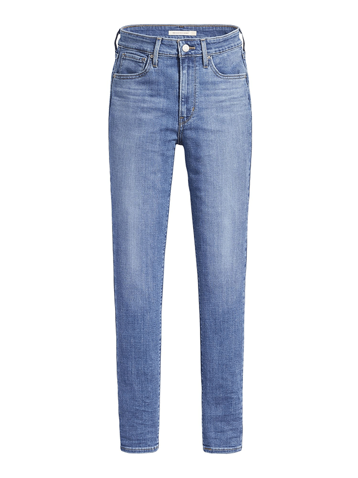 Levi's 188820398 Womens 721 High Rise Skinny Jeans Lapis Air front view. If you need any assistance with this item or the purchase of this item please call us at five six one seven four eight eight eight zero one Monday through Saturday 10:00a.m EST to 8:00 p.m EST