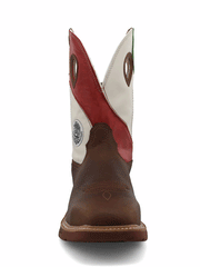 Twisted X MXBAW03 Mens Waterproof Alloy Toe Western Work Boot Copper Brown front view. If you need any assistance with this item or the purchase of this item please call us at five six one seven four eight eight eight zero one Monday through Saturday 10:00a.m EST to 8:00 p.m EST