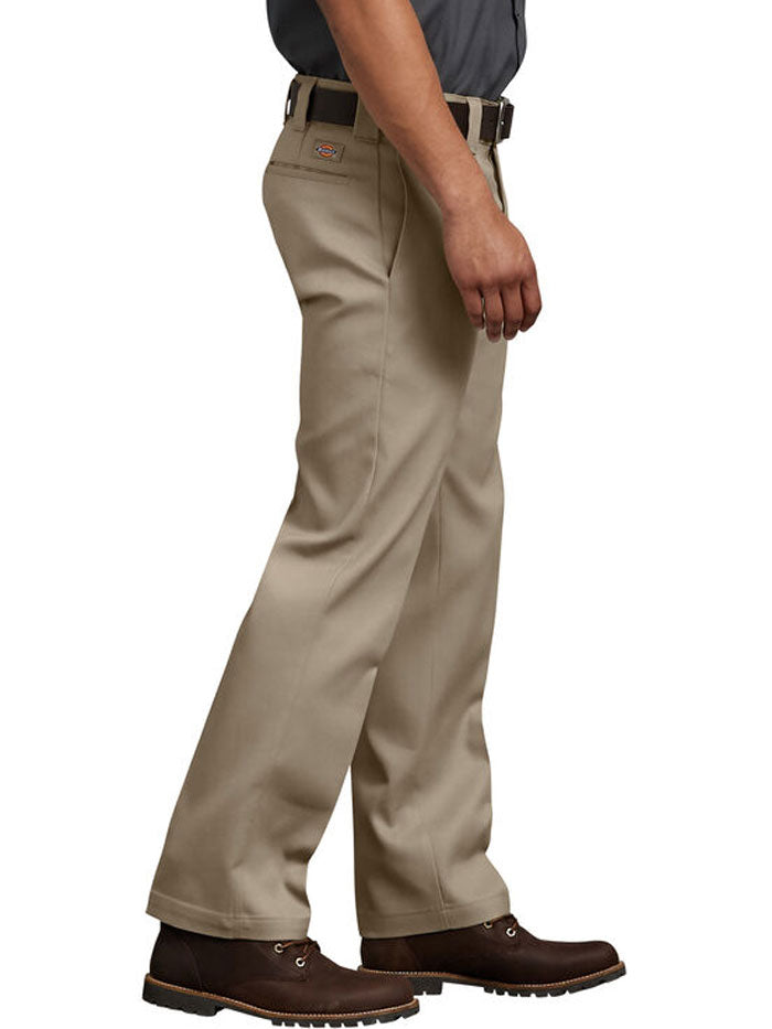 Dickies 873FDS Mens FLEX Slim Fit Straight Leg Work Pants Khaki – J.C.  Western® Wear