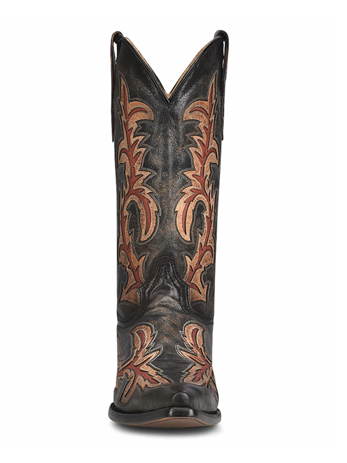 Mens inlay cowboy boots online