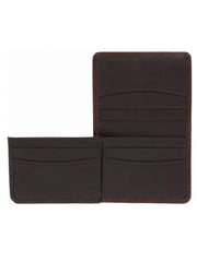 Brighton 89507 Mens Rockefeller Flip Wallet Brown open view. If you need any assistance with this item or the purchase of this item please call us at five six one seven four eight eight eight zero one Monday through Saturday 10:00a.m EST to 8:00 p.m EST