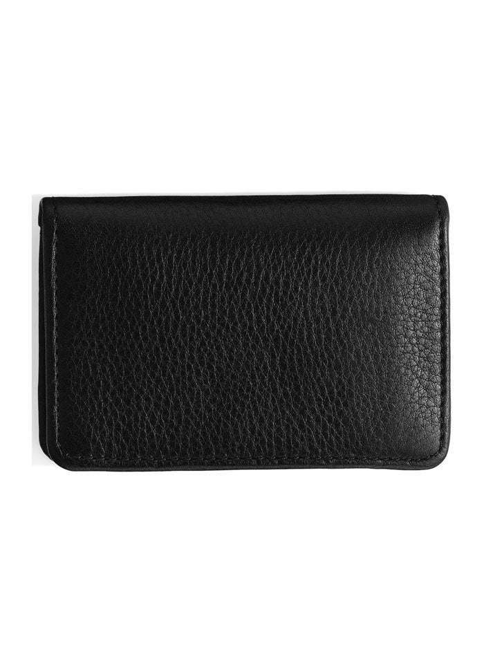Brighton E70243 Jefferson Executive Card Case Black front view. If you need any assistance with this item or the purchase of this item please call us at five six one seven four eight eight eight zero one Monday through Saturday 10:00a.m EST to 8:00 p.m EST