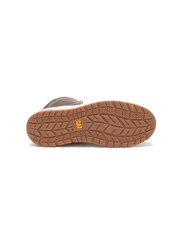 Caterpillar P91402 Mens Impact Waterproof Carbon Composite Toe Work Boot Friar Brown sole view. If you need any assistance with this item or the purchase of this item please call us at five six one seven four eight eight eight zero one Monday through Saturday 10:00a.m EST to 8:00 p.m EST