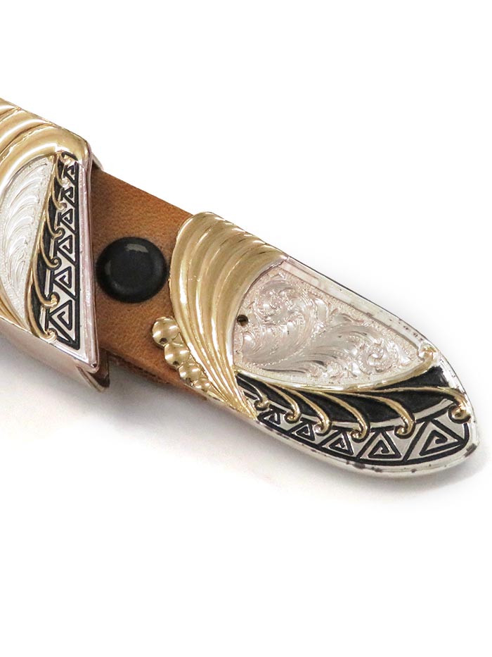 Montana Silversmiths 9400 Womens Western Filigree 4 Piece Belt Buckle Set Front. If you need any assistance with this item or the purchase of this item please call us at five six one seven four eight eight eight zero one Monday through Saturday 10:00a.m EST to 8:00 p.m EST