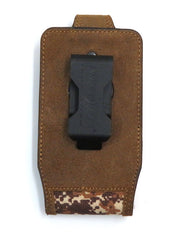 Ariat A0600644 Digital Camo Print Leather Cell Phone Case Brown Back view. If you need any assistance with this item or the purchase of this item please call us at five six one seven four eight eight eight zero one Monday through Saturday 10:00a.m EST to 8:00 p.m EST