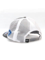 Ariat A300009406 Mens Flag Embroidery Trucker Mesh Back Cap 2-Tone White Mesh. If you need any assistance with this item or the purchase of this item please call us at five six one seven four eight eight eight zero one Monday through Saturday 10:00a.m EST to 8:00 p.m EST