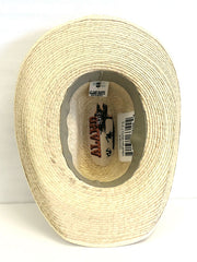 Alamo Hats D53108 Infant Palm Straw Cowboy Hat Natural inside view. If you need any assistance with this item or the purchase of this item please call us at five six one seven four eight eight eight zero one Monday through Saturday 10:00a.m EST to 8:00 p.m EST