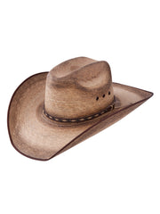 Resistol RSAMSKB3041 Amarillo Sky Palm Western Hat Verde Bound front and side view. If you need any assistance with this item or the purchase of this item please call us at five six one seven four eight eight eight zero one Monday through Saturday 10:00a.m EST to 8:00 p.m EST