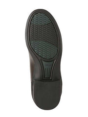 Ariat 10006382 Kids Devon III Paddock Short Boot Chocolate sole view. If you need any assistance with this item or the purchase of this item please call us at five six one seven four eight eight eight zero one Monday through Saturday 10:00a.m EST to 8:00 p.m EST