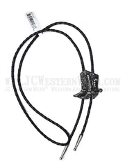 Western Express BT-127 Cowboy Boots Pewter Bolo Tie Silver full view. If you need any assistance with this item or the purchase of this item please call us at five six one seven four eight eight eight zero one Monday through Saturday 10:00a.m EST to 8:00 p.m EST