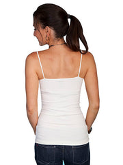Scully HC84 Womens Seamless Camisole Ivory back view. If you need any assistance with this item or the purchase of this item please call us at five six one seven four eight eight eight zero one Monday through Saturday 10:00a.m EST to 8:00 p.m EST