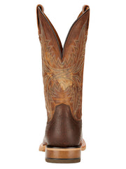 Ariat 10017381 Mens Cowhand Wide Square Western Boot Adobe Clay BACK. If you need any assistance with this item or the purchase of this item please call us at five six one seven four eight eight eight zero one Monday through Saturday 10:00a.m EST to 8:00 p.m EST