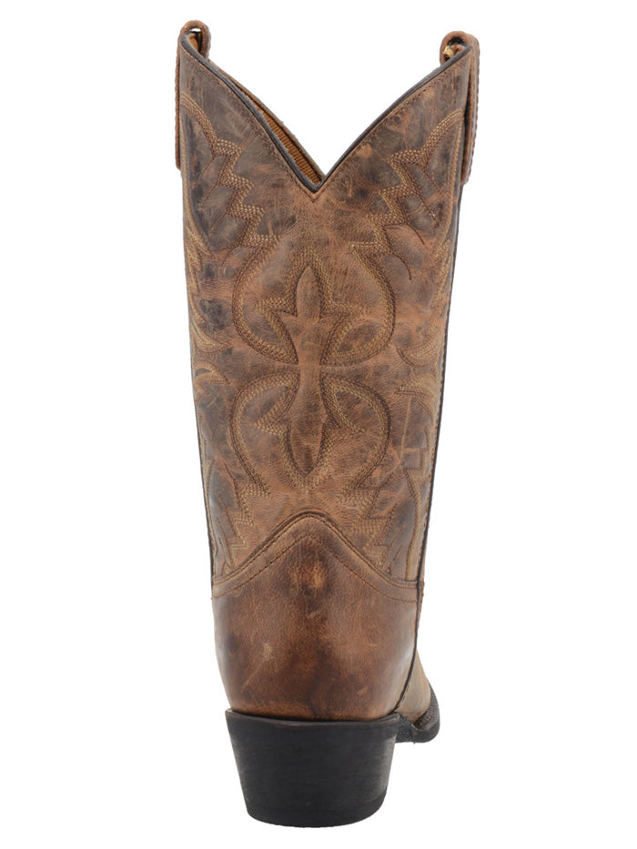 Laredo 68452 Mens Western Round Toe BIRCHWOOD Boots Tan side / front view. If you need any assistance with this item or the purchase of this item please call us at five six one seven four eight eight eight zero one Monday through Saturday 10:00a.m EST to 8:00 p.m EST