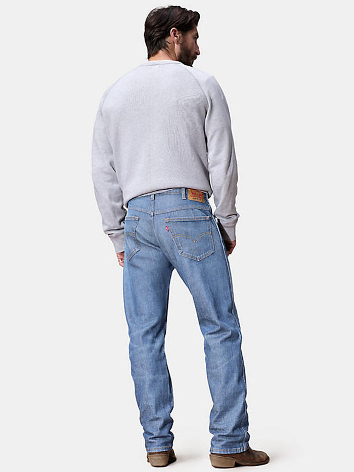 Levi's 37681-0005 Mens Western Fit Jean Passing Time front view. If you need any assistance with this item or the purchase of this item please call us at five six one seven four eight eight eight zero one Monday through Saturday 10:00a.m EST to 8:00 p.m EST
